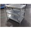 Image 4 : 24" x 36" x 32" Tall Steel Table