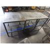 Image 2 : Lot of (3) 24" x 24" x 28" Tall Steel Tables