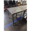 Image 3 : Lot of (3) 24" x 24" x 28" Tall Steel Tables