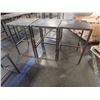 Image 1 : Lot of (3) 18" x 18" x 29" Tall Steel Tables