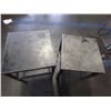 Image 3 : Lot of (2) Steel Tables