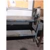 Image 8 : 32" x 96" Steel Work Bench w/ Vise