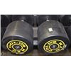 Image 1 : PAIR OF GOLDS GYM BRANDED DUMBBELLS - 120 LBS EA
