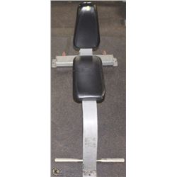 BENCH WITH BACK PAD - 48"L X 27"W - ON CHOICE