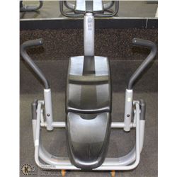 AB BENCH WITH CASTERS ON END FOR PORTABILITY.