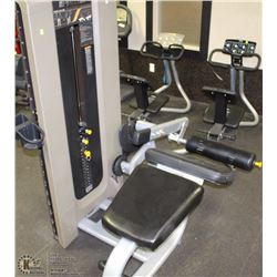 PRECOR CHROME LEG CURL 205 LBS INTERNAL WEIGHT