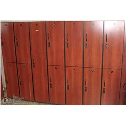 CLUBLINE LOCKERS 49-61, ONE STRAIGHT BANK