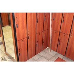 CLUBLINE LOCKERS 62-84, ONE SIDE IS L SHAPE, OTHER