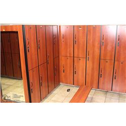 CLUBLINE LOCKERS 85-107 ONE SIDE IS L SHAPE, OTHER
