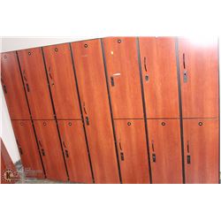 CLUBLINE LOCKERS 108-120, SINGLE STRAIGHT BANK