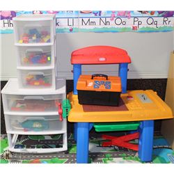 KIDS ROOM-LITTLE TYKES HOME DEPOT WORK STATION