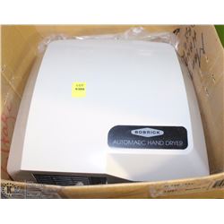 BOBRICK AUTOMATIC HAND DRYER, UNTESTED