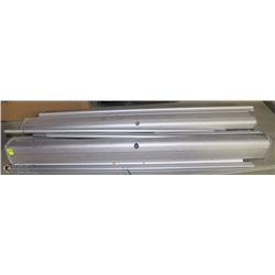 LOT OF 2 PORTABLE BANNER STANDS COMPLETE