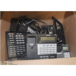 BOX OF SAMSUNG OFFICE OFFICE PHONES UNTESTED