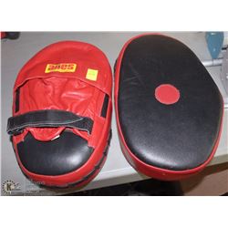 PAIR OF RED ARIES SPARRING GLOVES