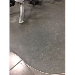 RUBBER FLOORING IN FREE WEIGHT AREA