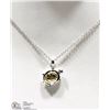 Image 1 : STERLING SILVER RHODIUM PLATED DIAMOND NECKLACE