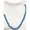 Image 1 : STERLING SILVER APATITE 18" NECKLACE