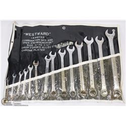 COMBINATION BOX & OPEN END S.A.E. WRENCH SET