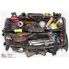 Image 1 : KUNYS TOOL BAG W/ CONTENTS INCL PLIERS, WRENCHES,