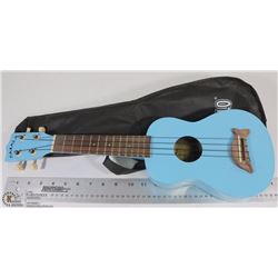 BLUE MAKALA UKULELE WITH CASE
