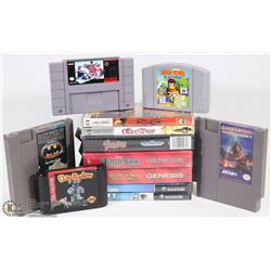 LOT OF ASSORTED GAMES INCL. PSP, GAME CUBE,