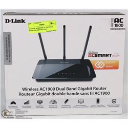 D LINK WIRELESS AC1900 DUAL BAND GIGABIT ROUTER