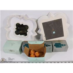 LOT OF PARTYLITE VOTIVE CANDLES AND HOLDERS