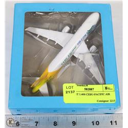 DIE CAST 1:400 CEBU-PACIFIC AIR COM.