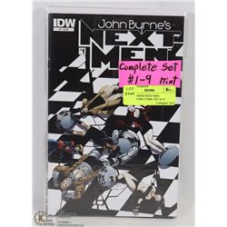 JOHN BYRNES NEXT MEN COLLECTORS COMIC SET #1-9.