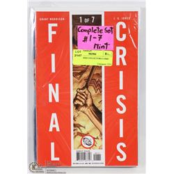 FINAL CRISIS COLLECTORS COMIC SET #1-7.