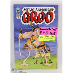 GROO COLLECTORS COMIC SET #1-12.