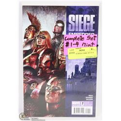 AVENGERS SIEGE COMIC SET #1-4.