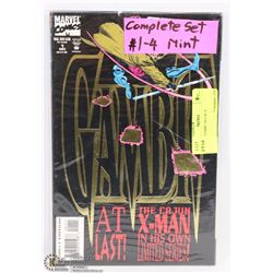GAMBIT COMIC SET #1-4.