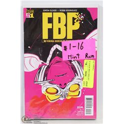 FBP  COLLECTORS COMIC RUN #1-16.