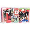 Image 1 : #18- LOT OF 10 EDMONTON ESKIMOS CFL FOOTBALL