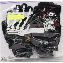 6PK "YOUTH" GLOW IN THE DARK GLOVES