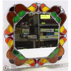 STAINED GLASS MIRROR