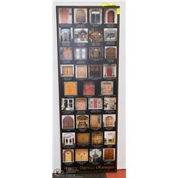 VINTAGE DOORS ON A PLAQUE 12X34