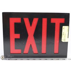 METAL EXIT SIGN