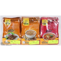 LOT OF THREE CASES OF ASIAN HOME GORMET SPICES