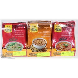 LOT OF THREE CASES OF ASIAN HOME GORMET SPICES