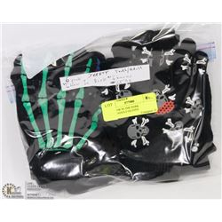 6PK GLOW IN THE DARK YOUTH/ADULT GLOVES