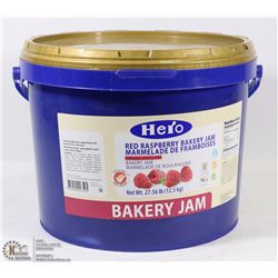 12.5KG RED RASPBERRY BAKERY JAM.