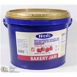 12.5KG RED RASPBERRY BAKERY JAM.