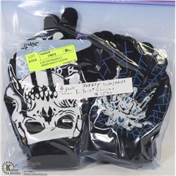 6 PACK OF YOUTH/ADULT HALLOWEEN SAFETY GLOVES