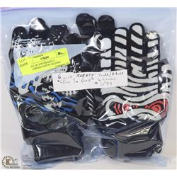 6 PACK OF YOUTH/ADULT HALLOWEEN SAFETY GLOVES
