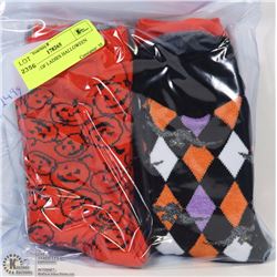 6 PAIRS OF LADIES HALLOWEEN SOCKS