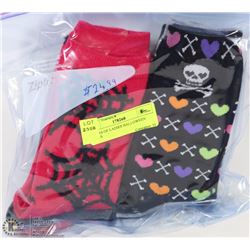 6 PAIRS OF LADIES HALLOWEEN SOCKS