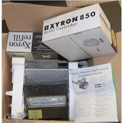 NEW XRON ADHESIVE APPLICATION AND LAMINATING